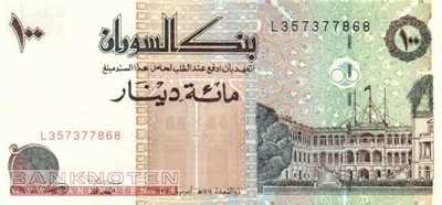 Sudan - 100  Dinars (#056a-4_UNC)