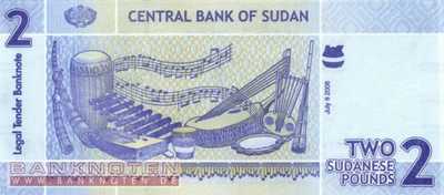 Sudan - 2  Pounds (#065a_UNC)