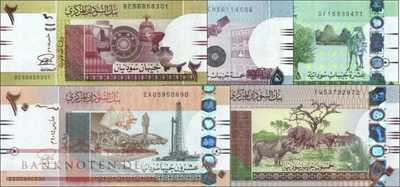 Nordsudan: 2 - 50 Pounds (5 Banknoten)