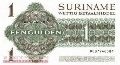 Suriname - 1  Gulden (#116i_UNC)