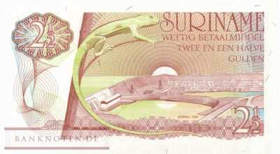 Suriname - 2 1/2  Gulden (#118b_UNC)