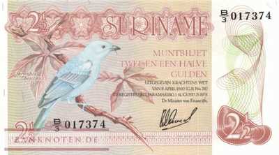 Surinam - 2 1/2  Gulden (#118b_UNC)