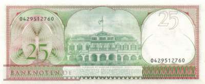 Suriname - 25  Gulden (#127a_UNC)