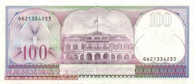 Suriname - 100  Gulden (#128b_UNC)