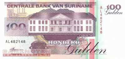 Suriname - 100  Gulden (#139b_UNC)