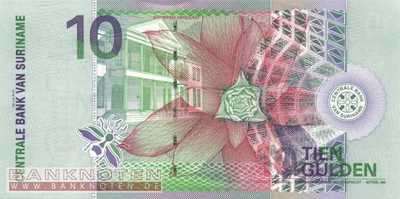 Suriname - 10  Gulden (#147_UNC)