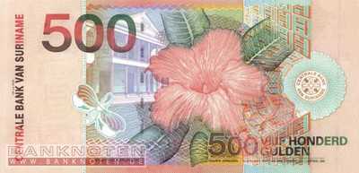 Suriname - 500  Gulden (#150_UNC)