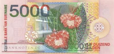 Surinam - 5.000  Gulden (#152_UNC)