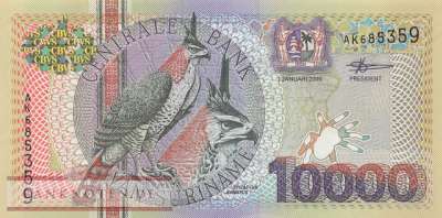Surinam - 10.000  Gulden (#153-1_UNC)