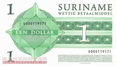 Suriname - 1  Dollar (#155_UNC)