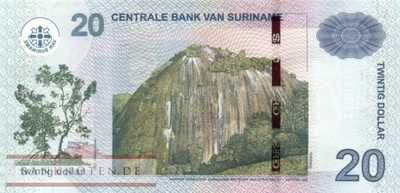 Suriname - 20  Dollars (#164b_UNC)