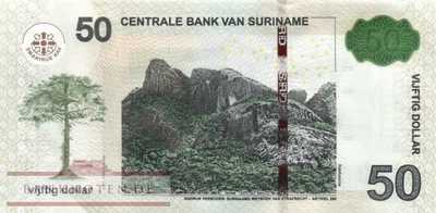 Surinam - 50  Dollars (#165c_UNC)