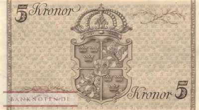 Schweden - 5  Kronor (#041b_UNC)