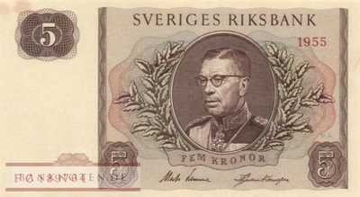 Schweden - 5  Kronor (#042b_AU)