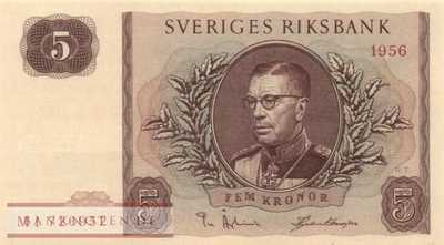 Schweden - 5  Kronor (#042c_UNC)