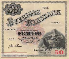 Schweden - 50  Kronor (#044d-5_VF)