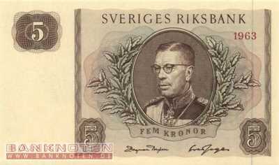 Schweden - 5  Kronor (#050b_UNC)