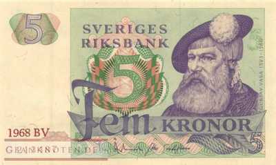 Schweden - 5  Kronor (#051a-68_UNC)