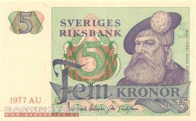 Schweden - 5  Kronor (#051d-77_UNC)
