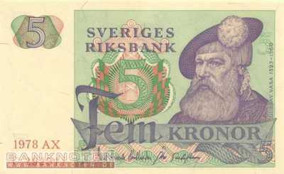 Schweden - 5  Kronor (#051d-78_UNC)