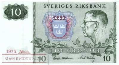 Sweden - 10  Kronor (#052c-75_UNC)