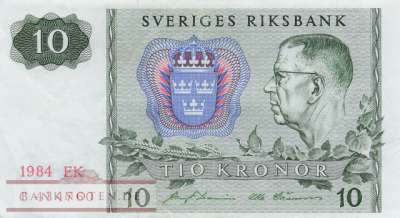 Schweden - 10  Kronor (#052e-84_VF)