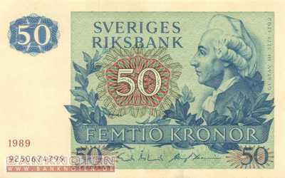 Sweden - 50  Kronor (#053d-89_UNC)
