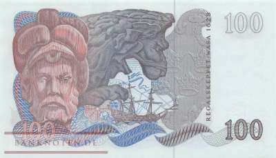 Schweden - 100  Kronor (#054b-72_AU)