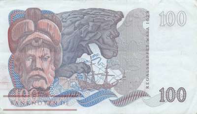 Schweden - 100  Kronor (#054c-80_VF)