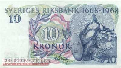 Sweden - 10  Kronor (#056a_AU)