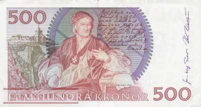 Schweden - 500  Kronor (#059b-97_VF)