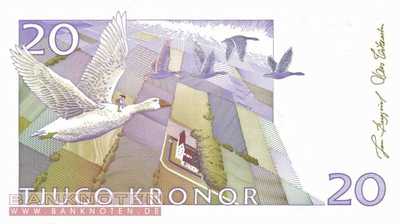 Schweden - 20  Kronor (#063b-03_UNC)