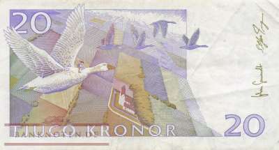 Schweden - 20  Kronor (#063c-08_VF)