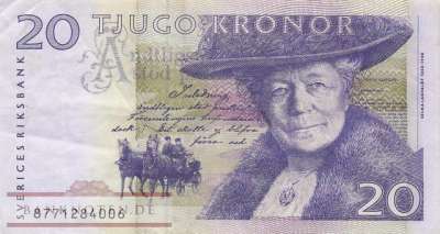 Schweden - 20  Kronor (#063c-08_VF)