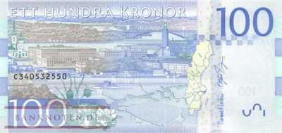 Sweden - 100  Kronor (#071b_UNC)