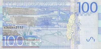 Schweden - 100  Kronor (#071c_UNC)