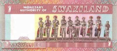 Swaziland - 1  Lilangeni (#001a_UNC)
