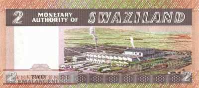 Swaziland - 2  Emalangeni (#002a_UNC)