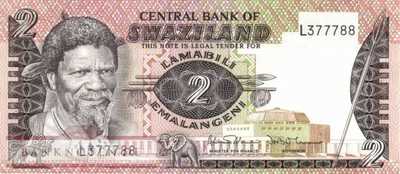 Swaziland - 2 Emalangeni (#008b_UNC)