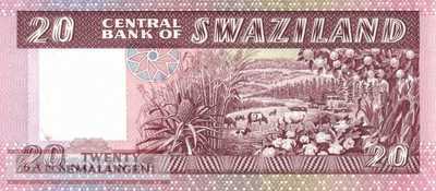 Swaziland - 20  Emalangeni (#012a_UNC)