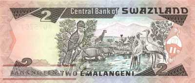 Swaziland - 2  Emalangeni (#013a_UNC)