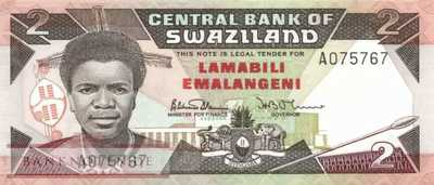 Swaziland - 2  Emalangeni (#013a_UNC)