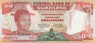 Swaziland - 50  Emalangeni (#022a_UNC)