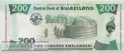 Swaziland - 200  Emalangeni (#028a_UNC)