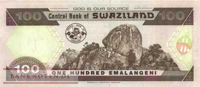 Swaziland - 100  Emalangeni (#032a_UNC)