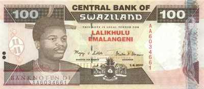 Swaziland - 100  Emalangeni (#032a_UNC)