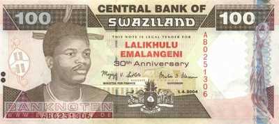 Swaziland - 100  Emalangeni (#033_UNC)