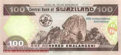 Swaziland - 100  Emalangeni (#034_UNC)