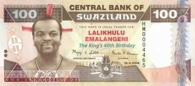Swaziland - 100  Emalangeni (#034_UNC)