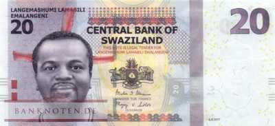 Swaziland - 20  Emalangeni (#037c_UNC)